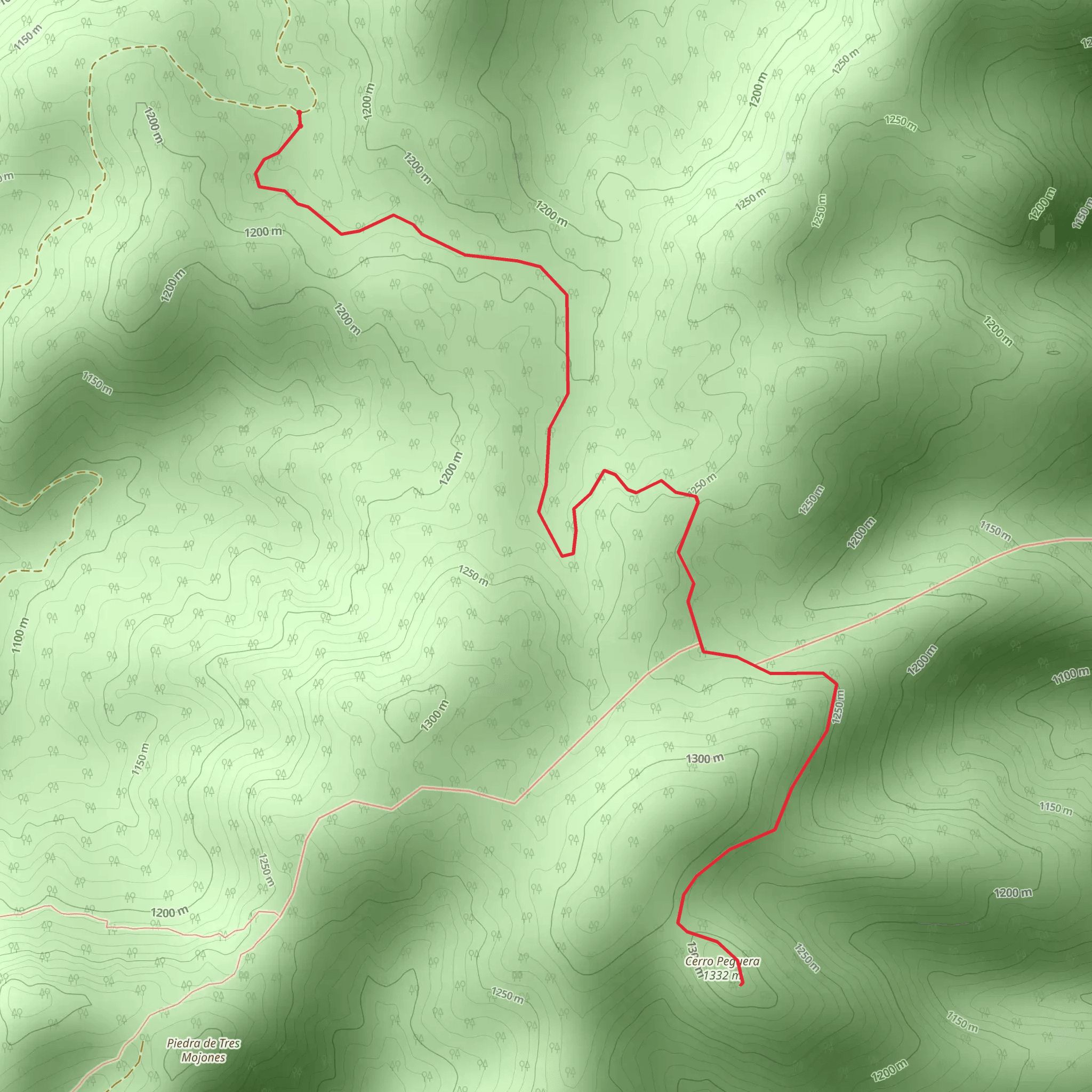 Peguera Summit mobile static map