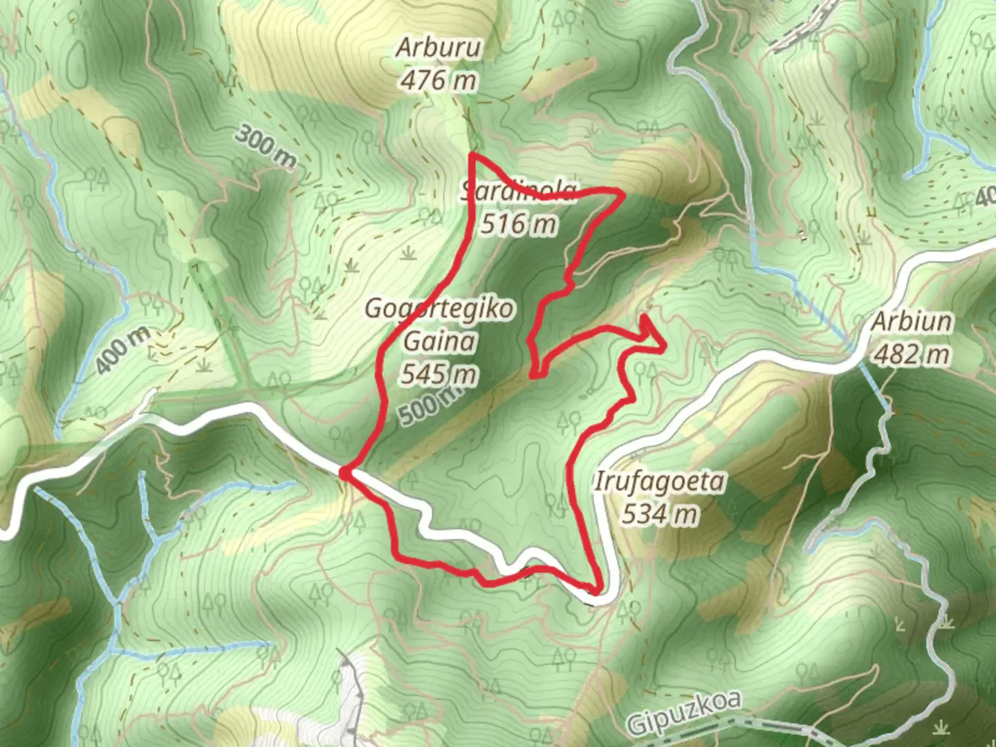 An image depicting the trail The Path of the Snowfields SL GI 1005 and its surrounding area.