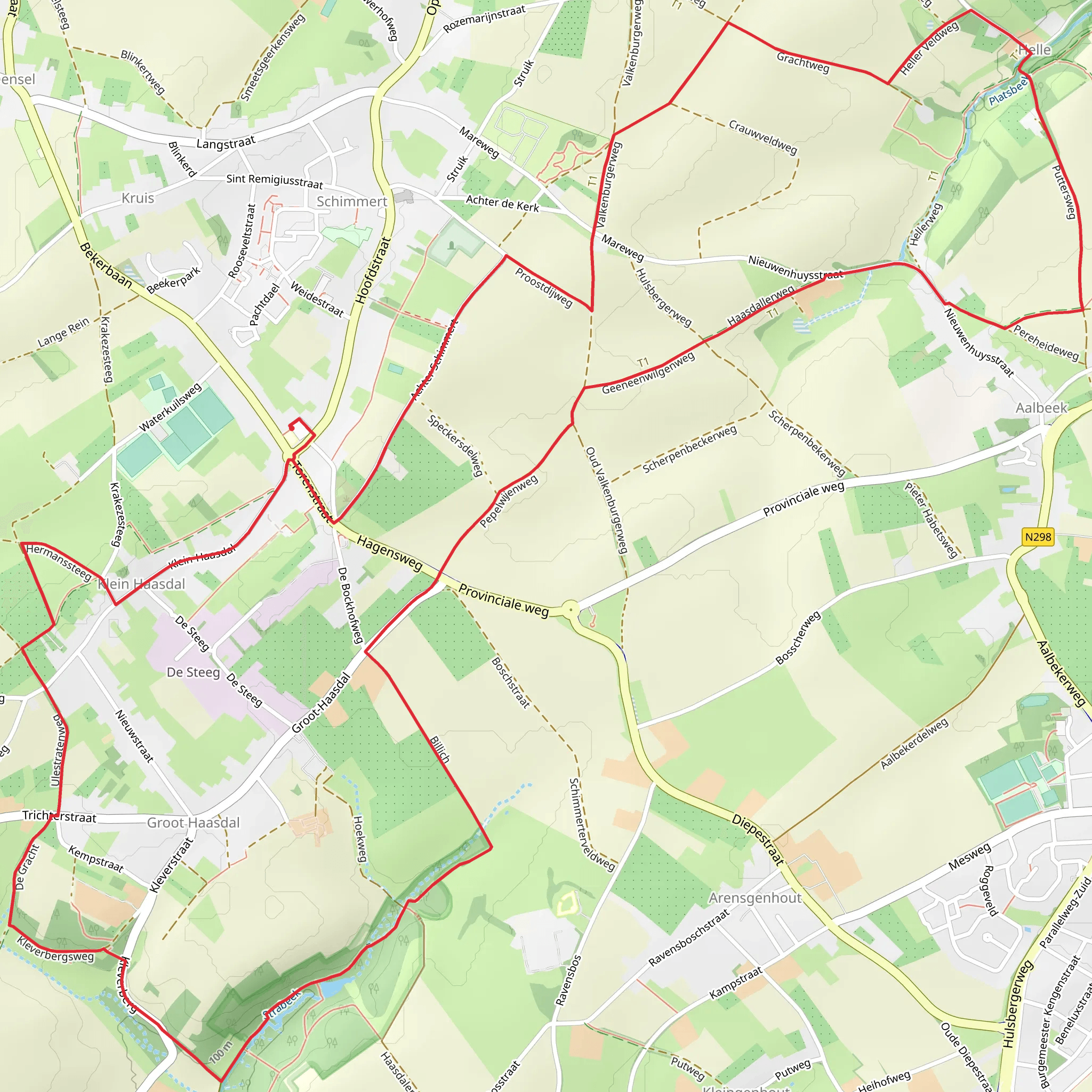Zevenmijllaarzen Route and Pieterpad Deel Loop mobile static map