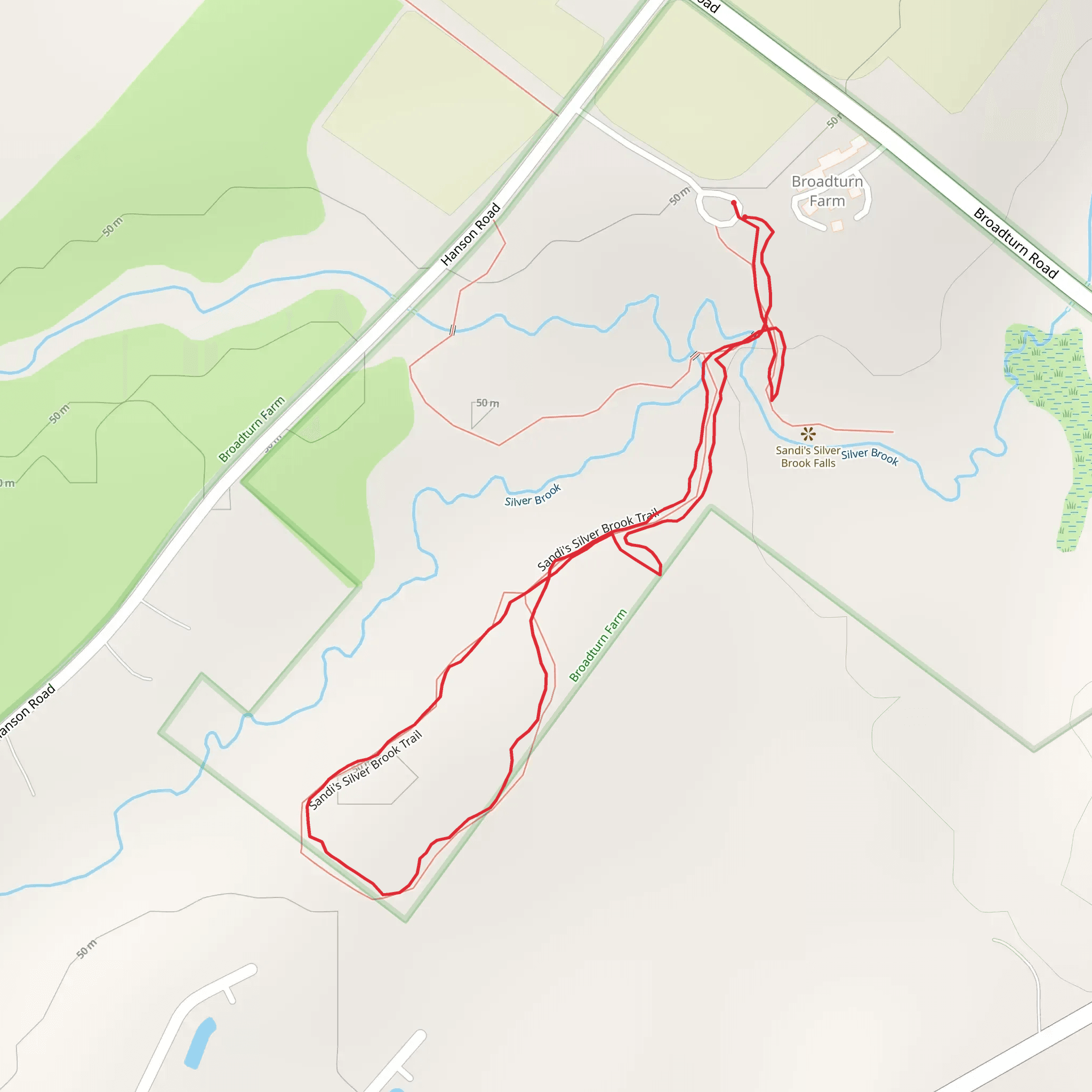 Silver Brook Loop mobile static map
