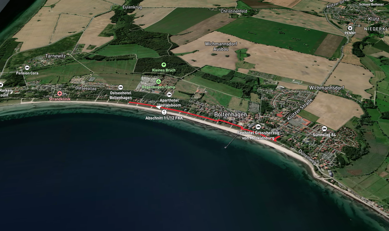 Dünenpromenade Out and Back