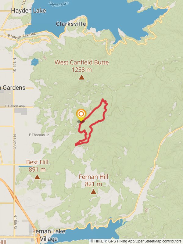 Cave Trail and Trailin Trail Loop