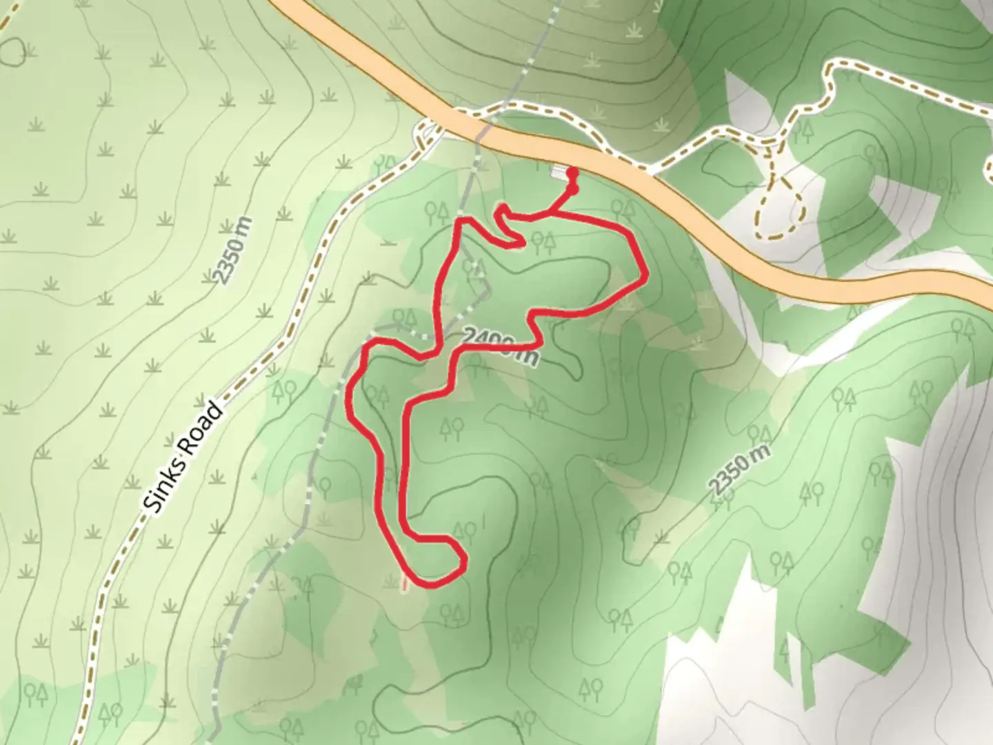 An image depicting the trail Limber Pine Nature Trail and its surrounding area.