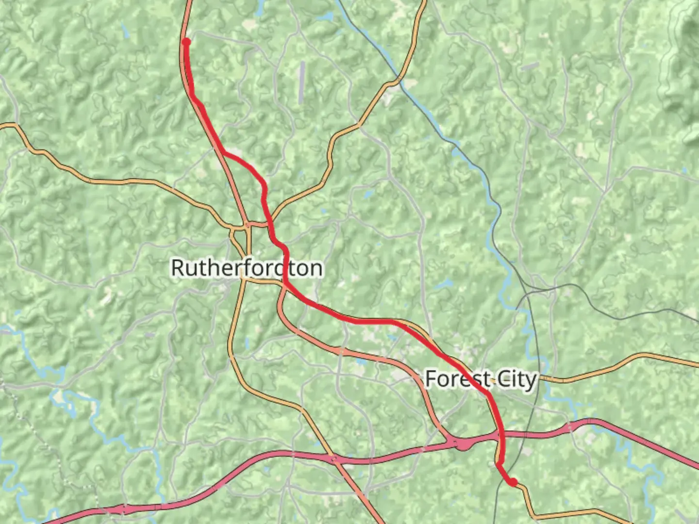An image depicting the trail Thermal Belt Rail Trail and its surrounding area.