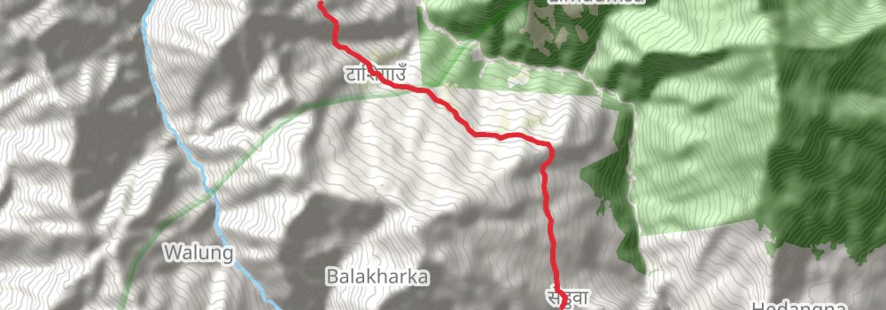 Makalu Base Camp Trek stage 5 Map