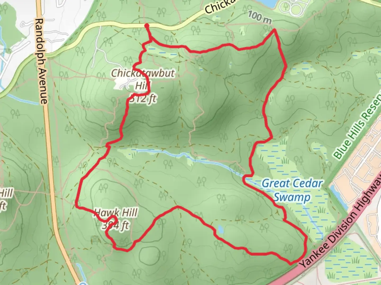 An image depicting the trail Fenno Peak - Hawk Hill Loop and its surrounding area.
