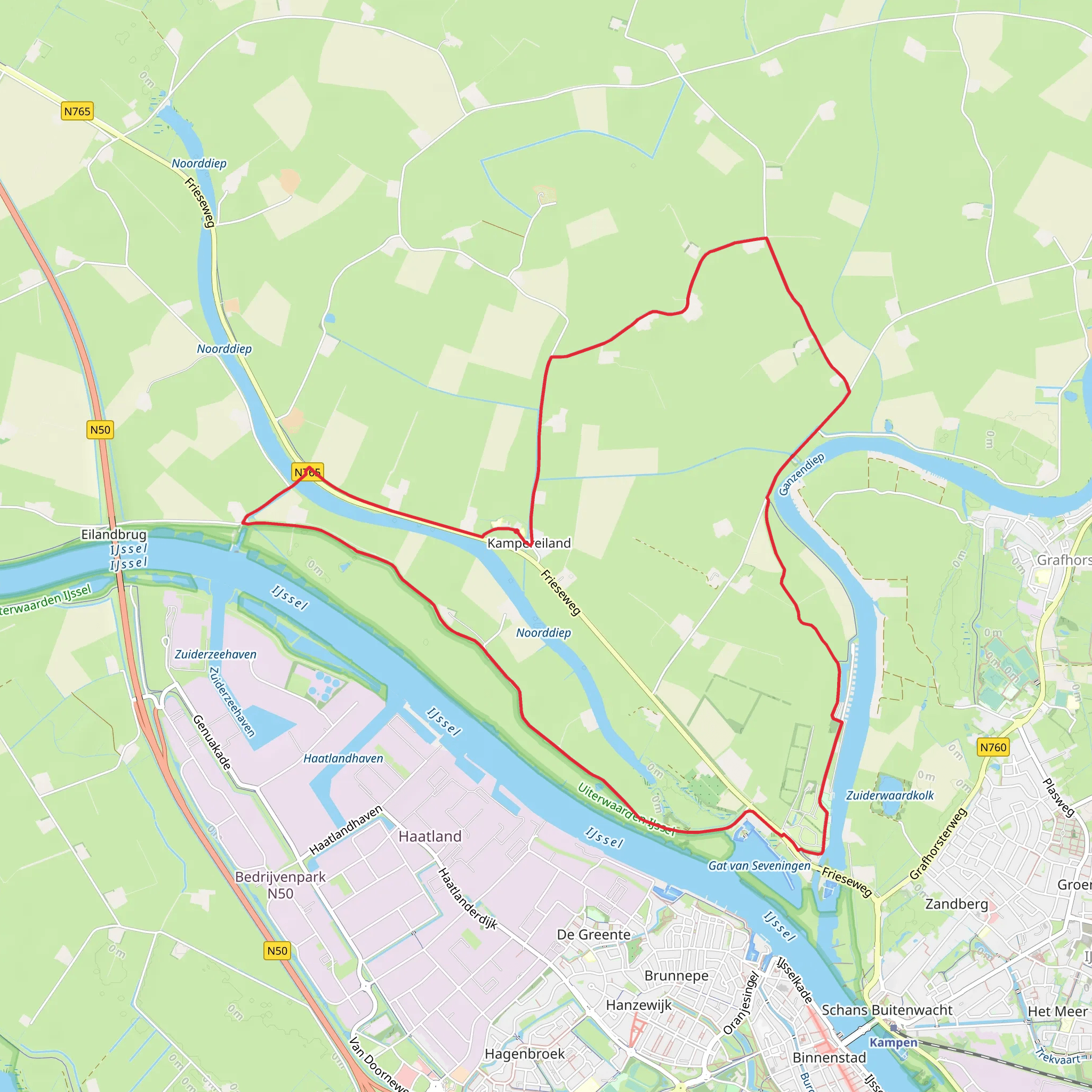 Heultjes Weg and Pijperstaart Loop mobile static map
