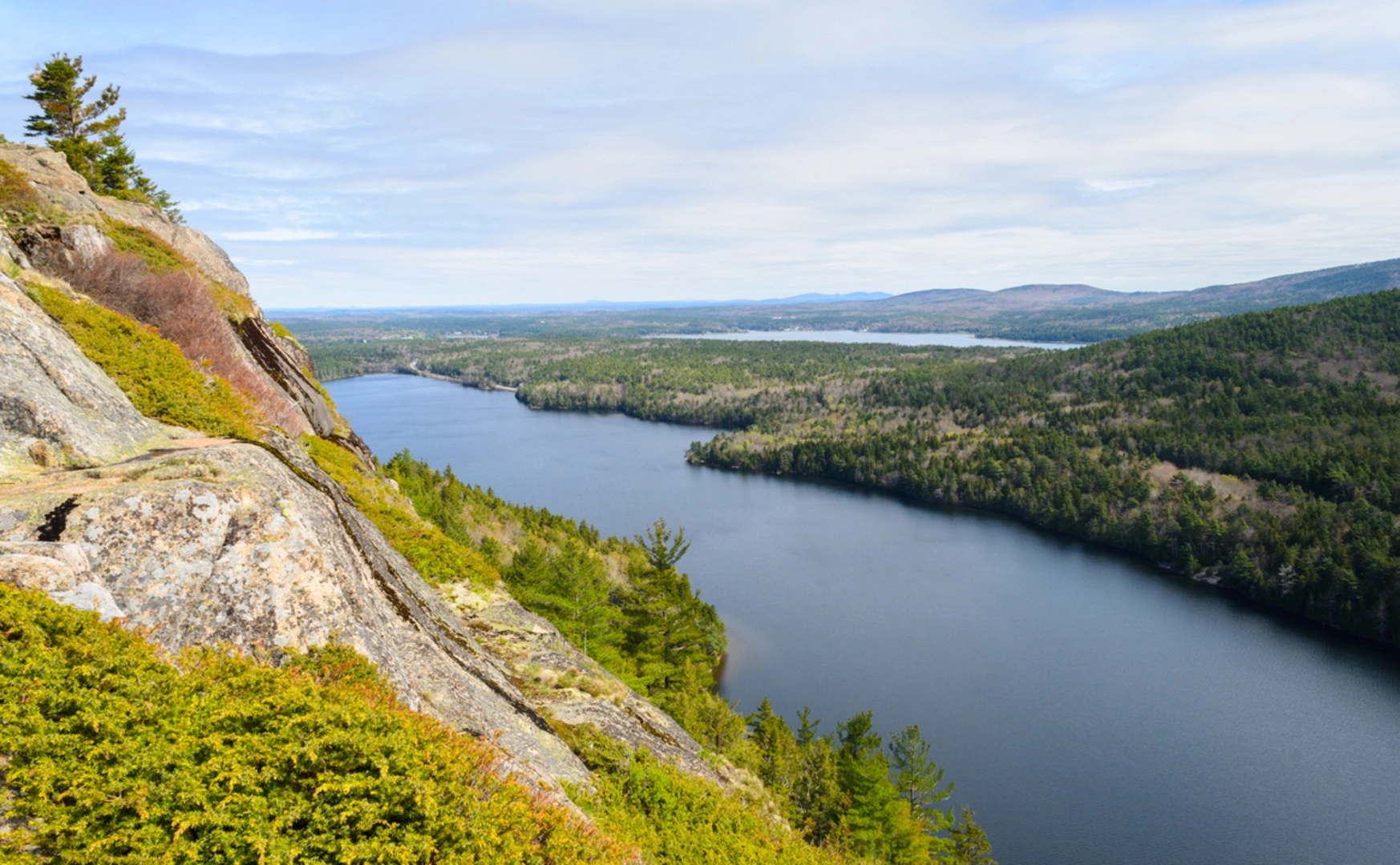 An image depicting the trail Saint Sauveur Mountain Trail and its surrounding area.