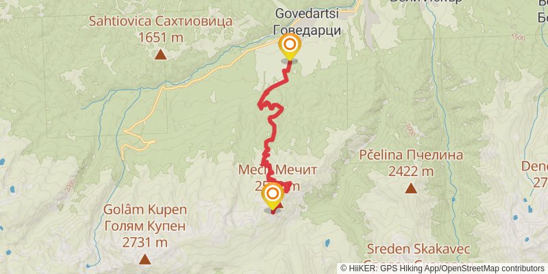 Sultans Trail stage 82 Map