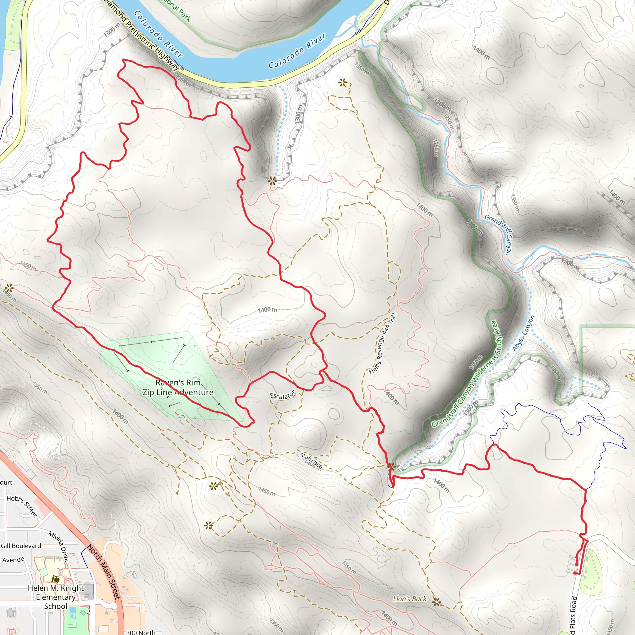 Slickrock Loop Trail mobile static map
