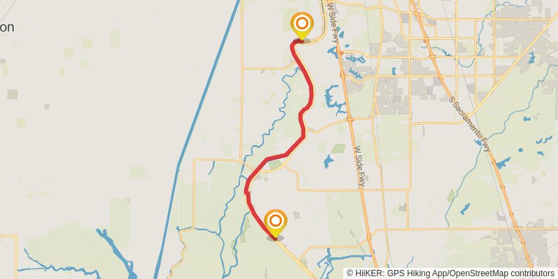 American Discovery Trail North Route stage 376 Map