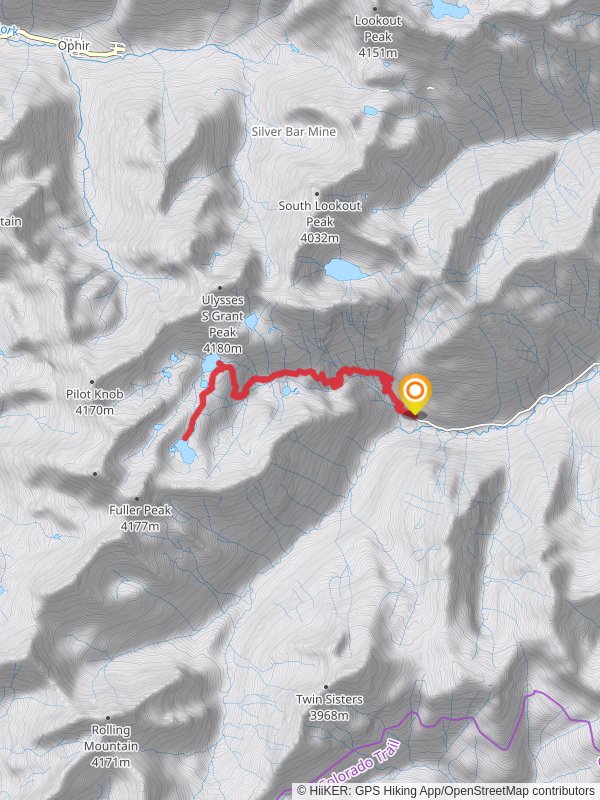 Fuller Lake via Ice Lakes Trail