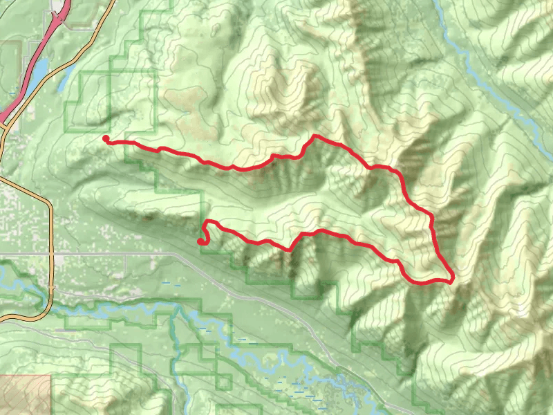 Mount Baldy Peak and Mile Hi-Mount Magnificent Trail