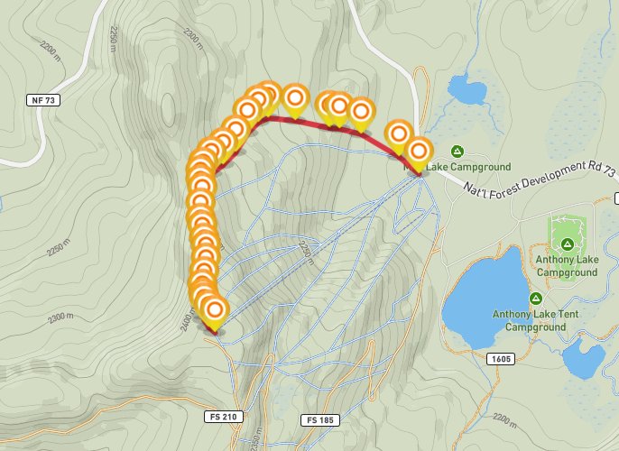 Ski- Broadway mobile static map