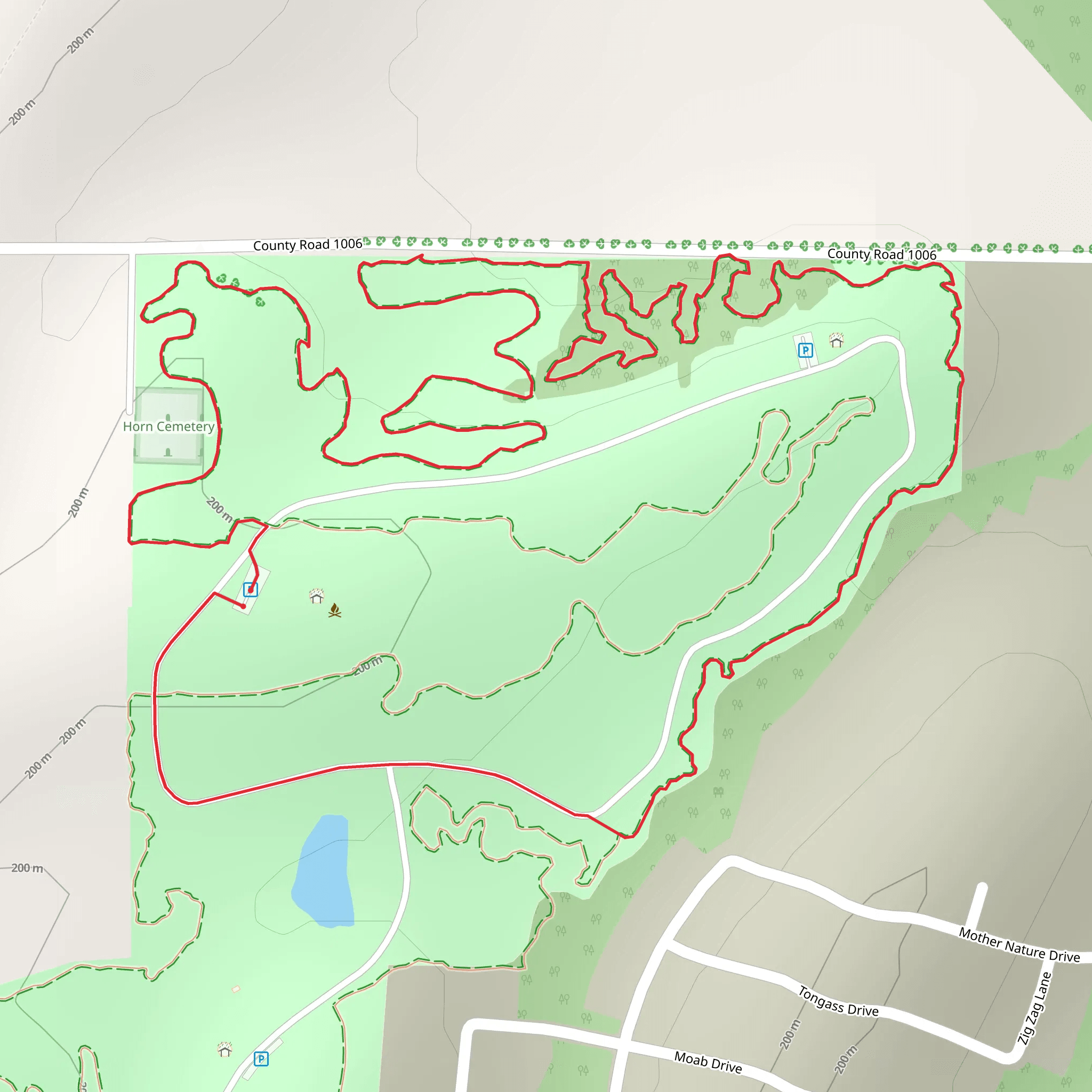 Erwin Park North Loop mobile static map