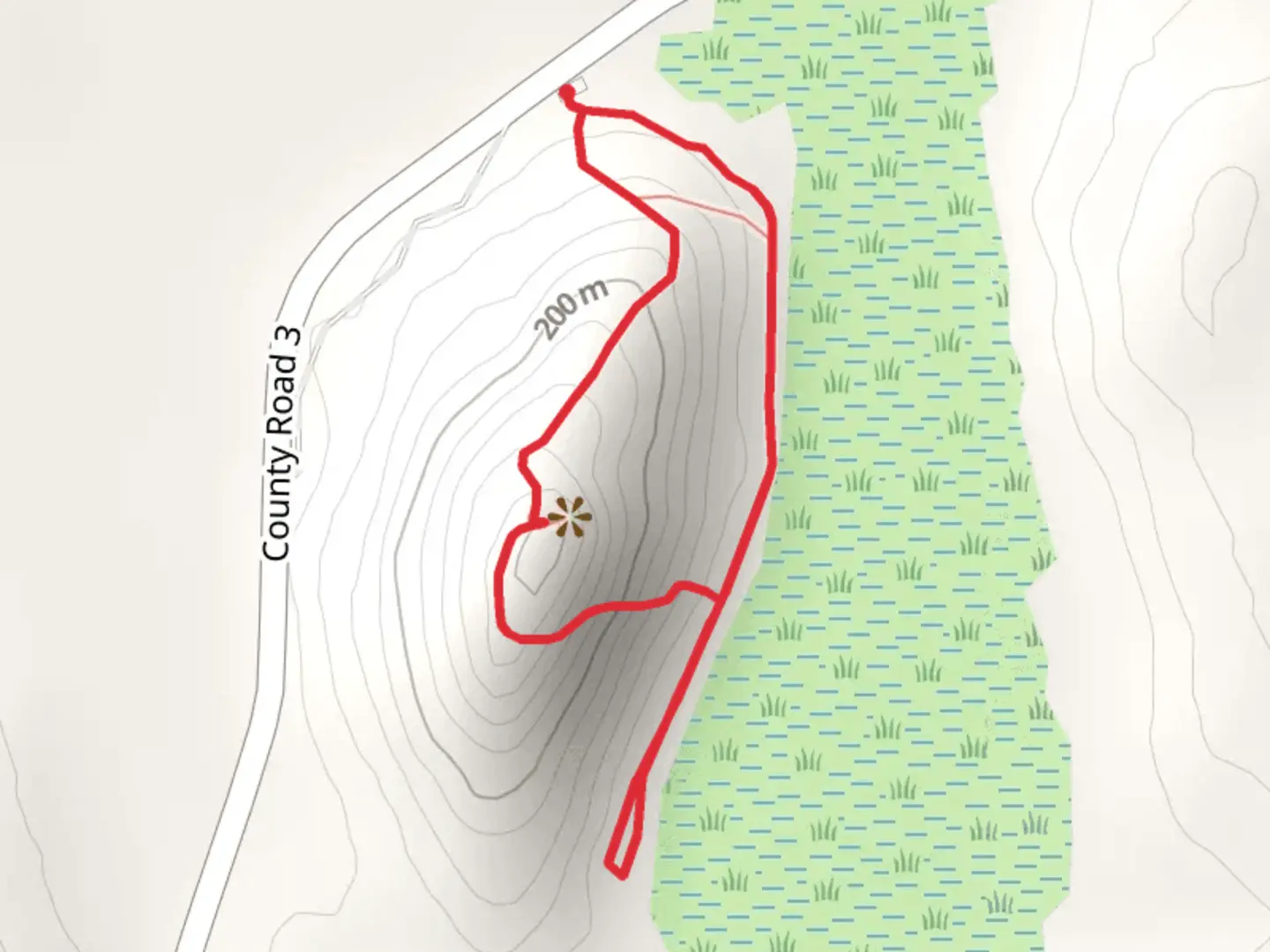 An image depicting the trail Old Croken Hill Loop and its surrounding area.