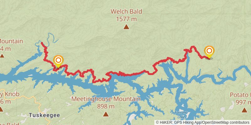 Lakeshore Trail - East stage 5 Map