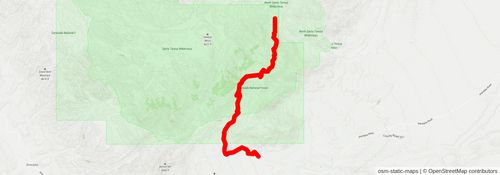 Southwestern Horseshoe Trail stage 106 Map