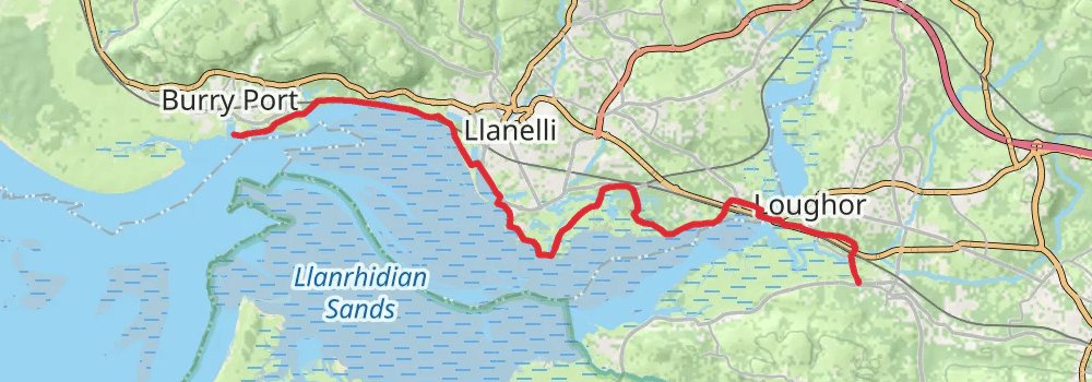 Wales Coast Path stage 61 Map