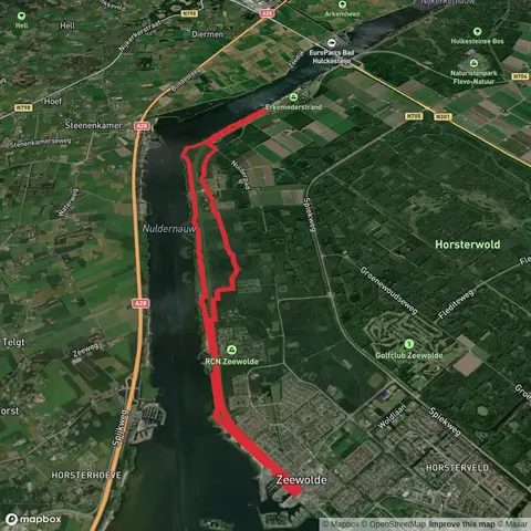 Zeewolde, Nulderhoek and Erkemederstrand Loop