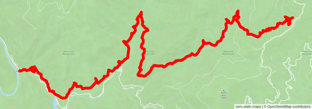 American Perimeter Trail - California Primary stage 23 Map