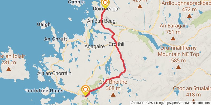 Slí Cholmcille stage 3 Map