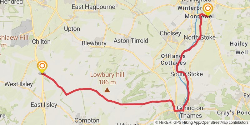 Greater Ridgeway Trail stage 15 Map