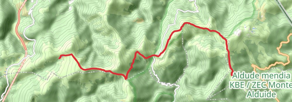 GR 12 - Eukal Herría Trail stage 6 Map