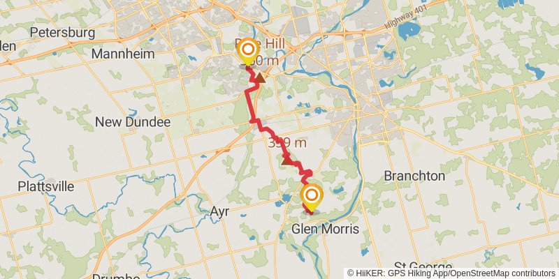 Grand Valley Trail stage 7 Map