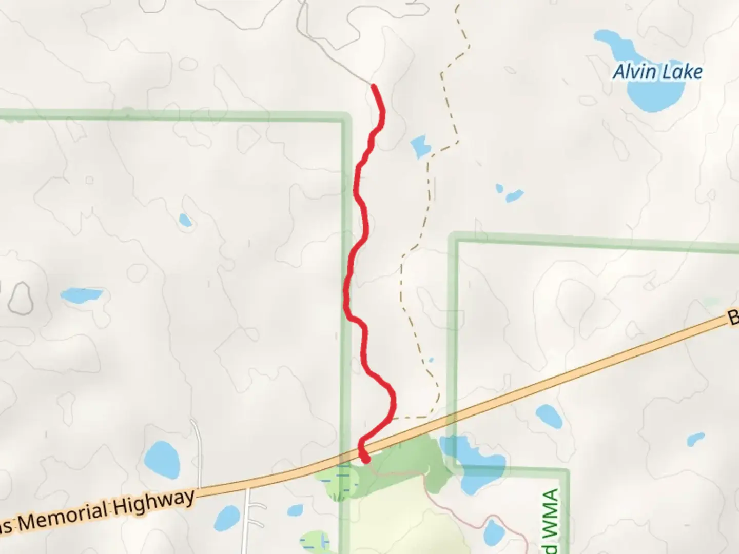 An image depicting the trail North Country Trail - Hubbel Pond and its surrounding area.