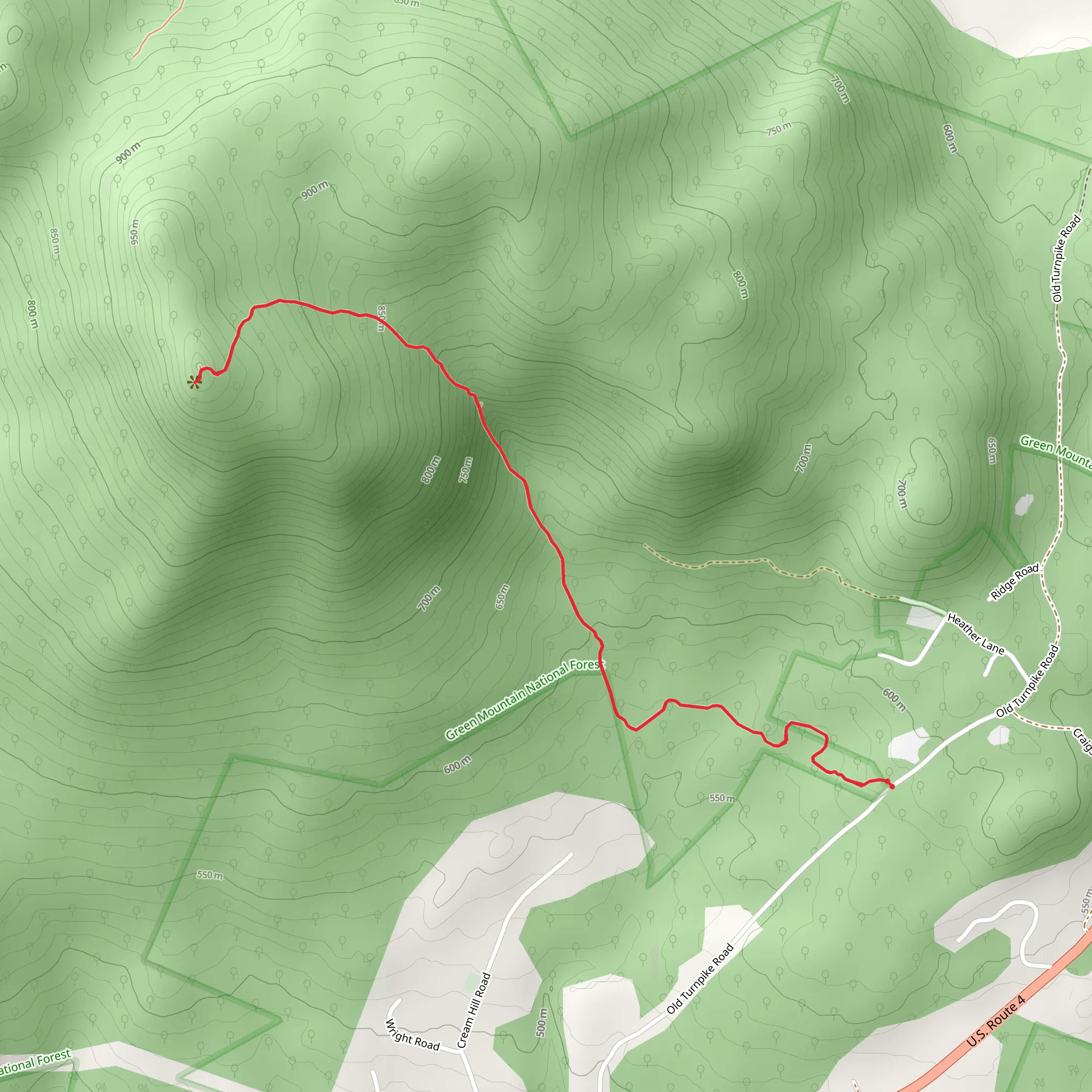 Canty Trail mobile static map