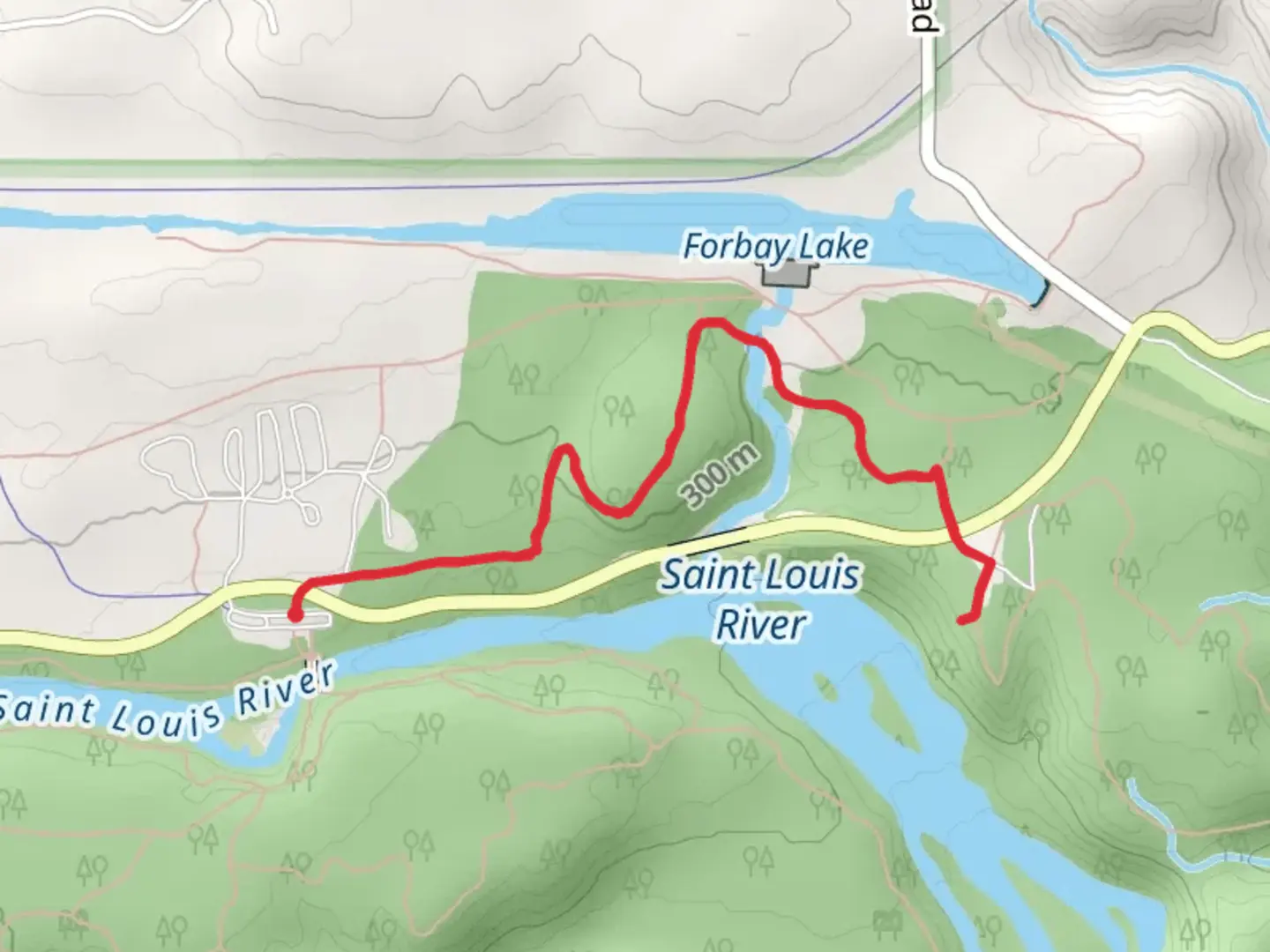 An image depicting the trail White Pine Trail - Jay Cooke State Park and its surrounding area.