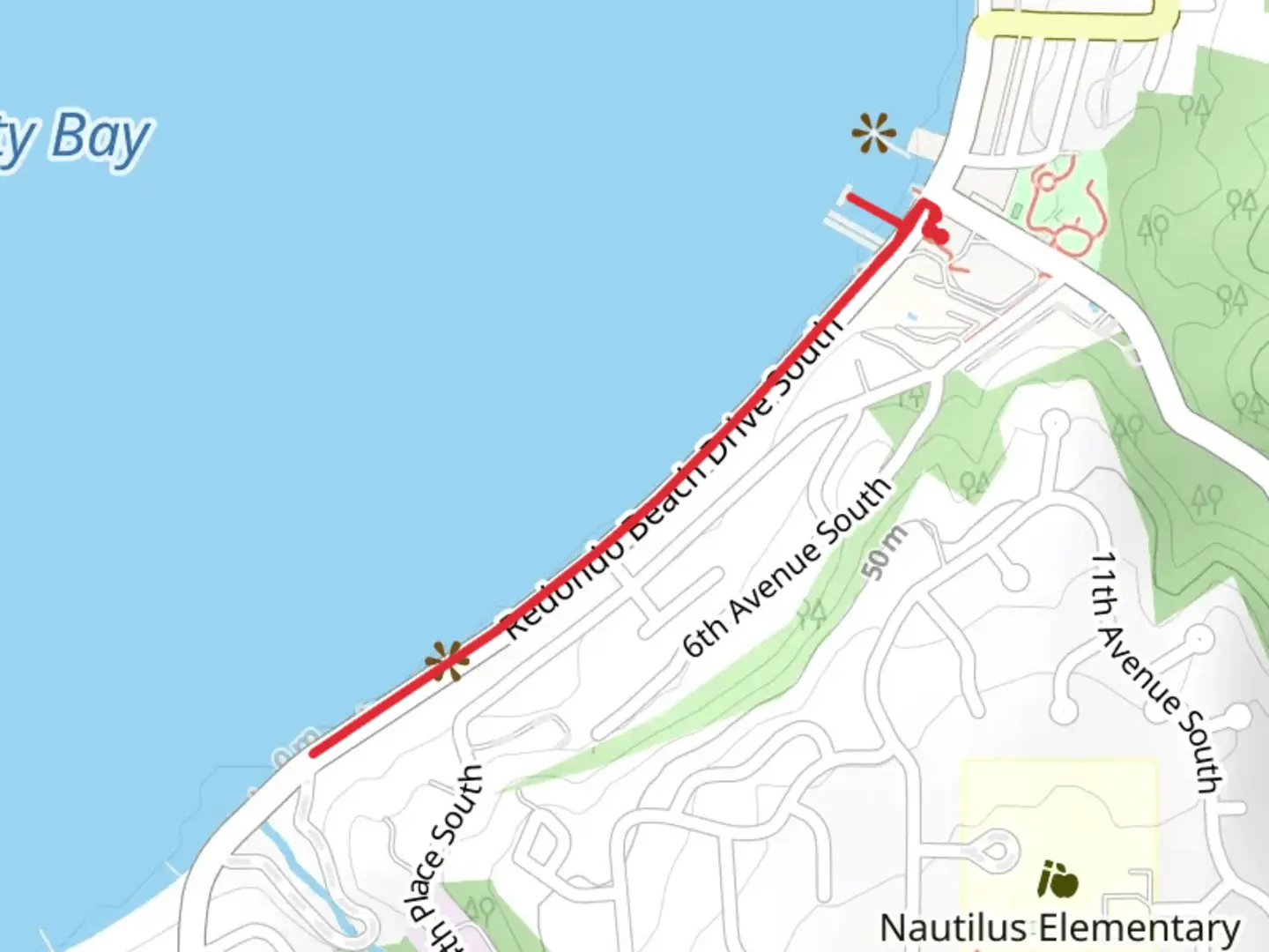 An image depicting the trail Betts Memorial Boardwalk and its surrounding area.