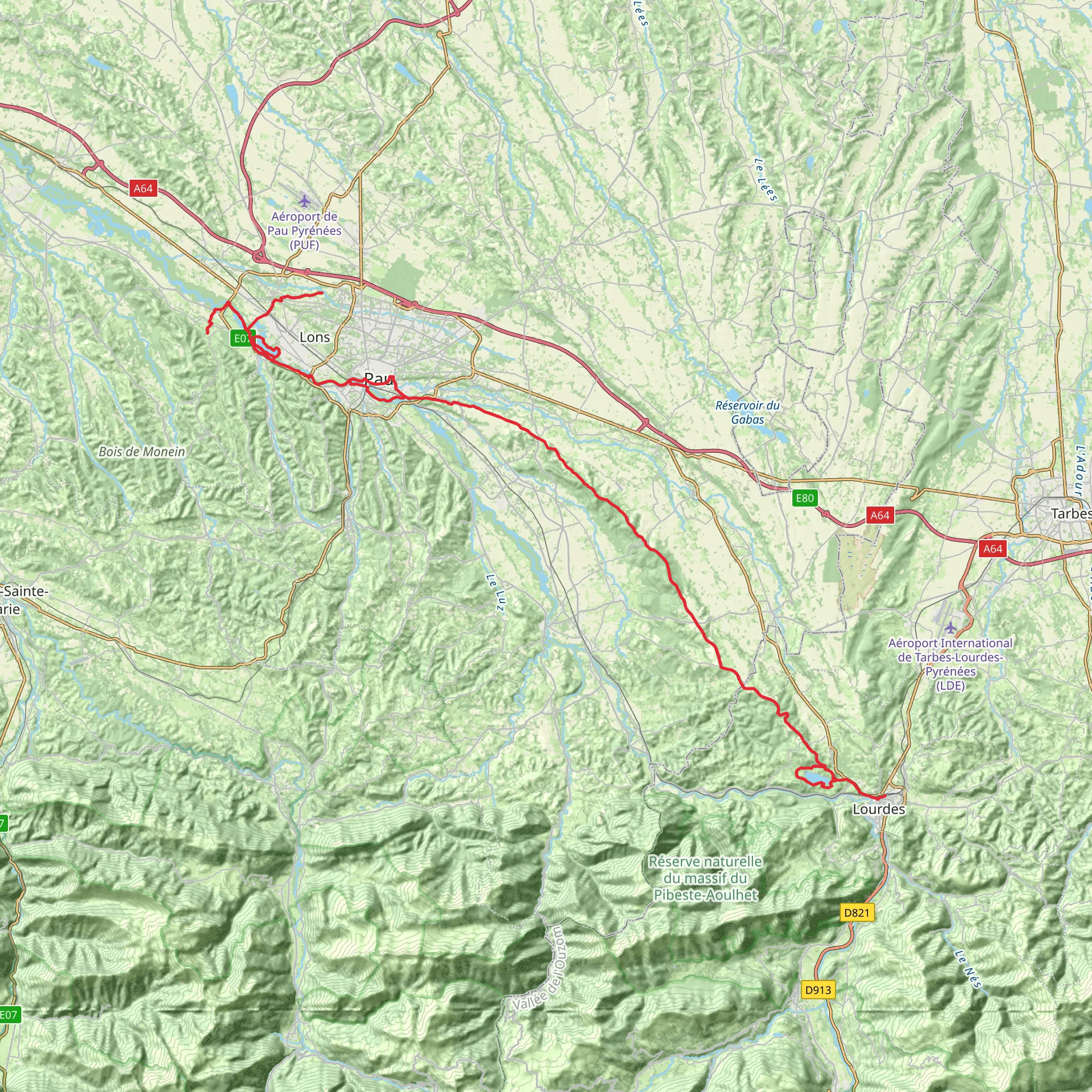 Way of Henri IV mobile static map