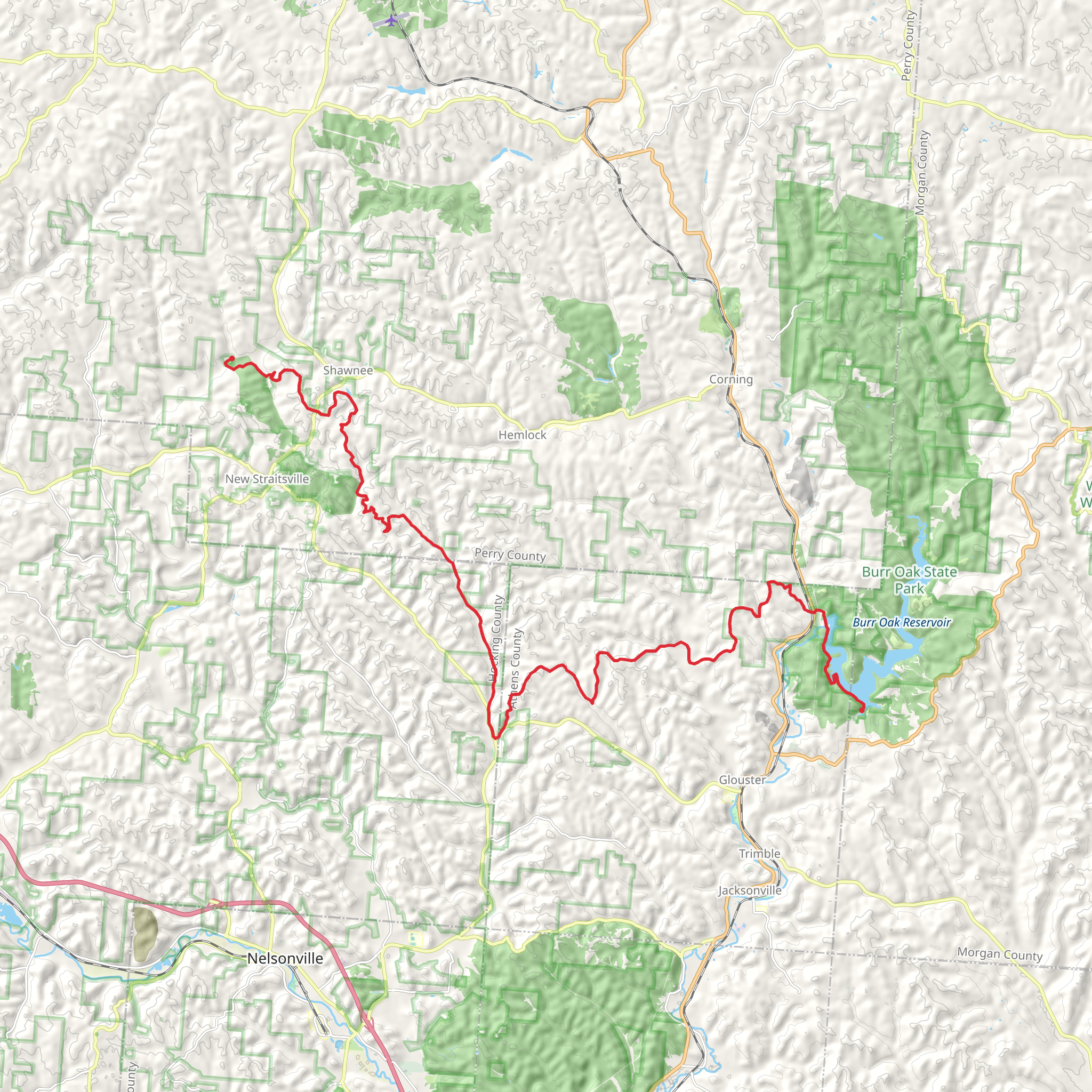 NCT Athens Central Trail mobile static map