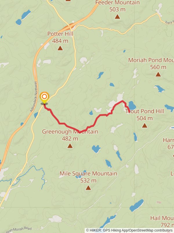 East Mill Brook and Round Pond via East Mill Flow Trail