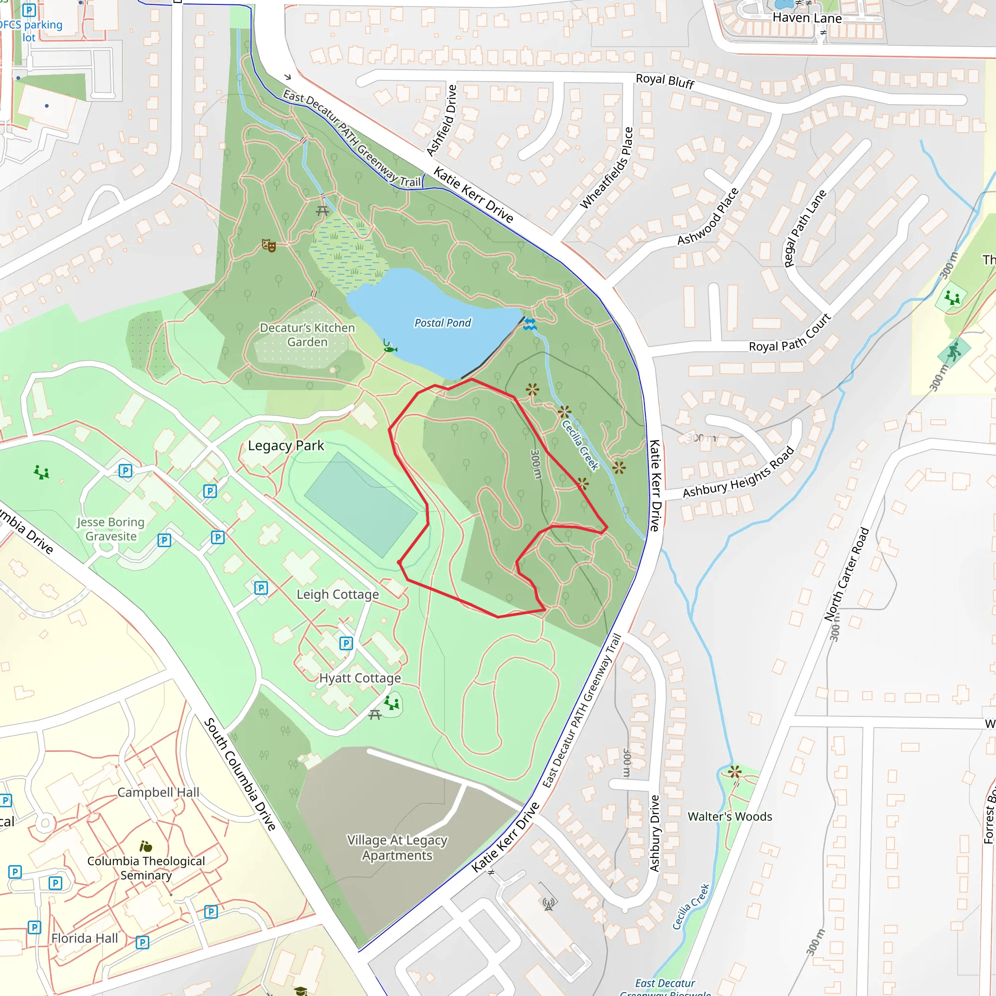 Cecilia Creek Loop mobile static map