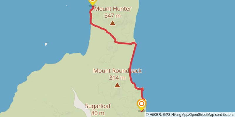 Wilsons Promontory - Northern Circuit stage 2 Map