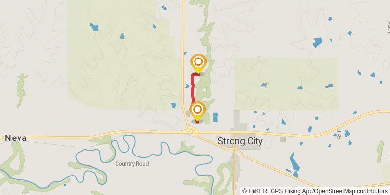 Tallgrass Prairie Loop alt 1 Map