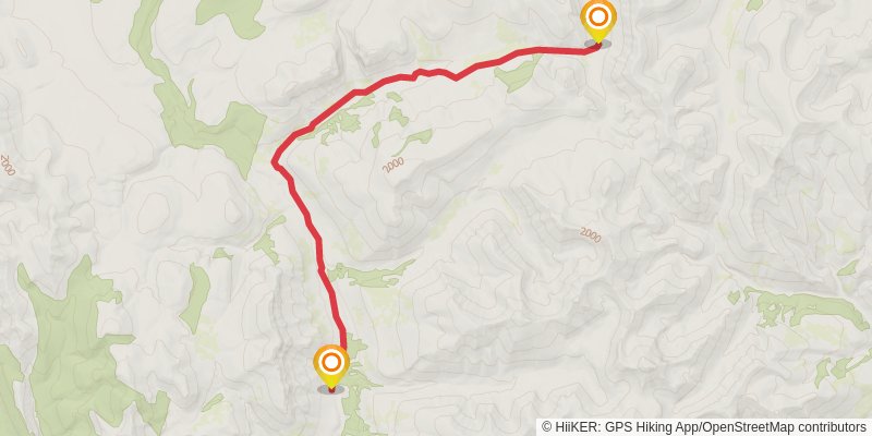 Canol Heritage Trail stage 10 Map