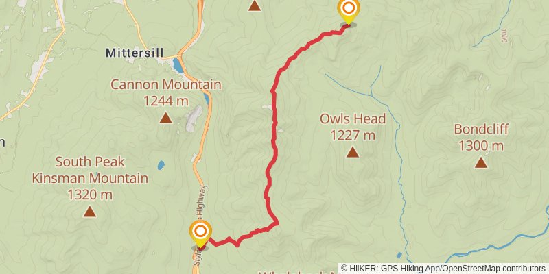 Appalachian Trail stage 178 Map