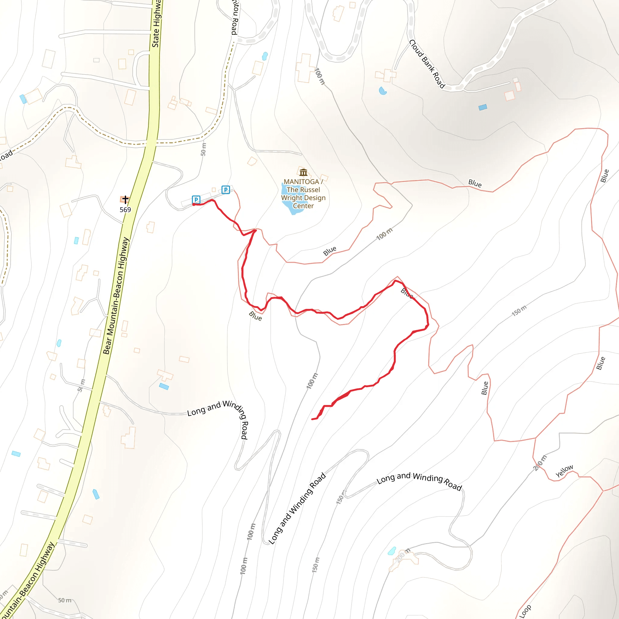 Hudson River Out and Back mobile static map