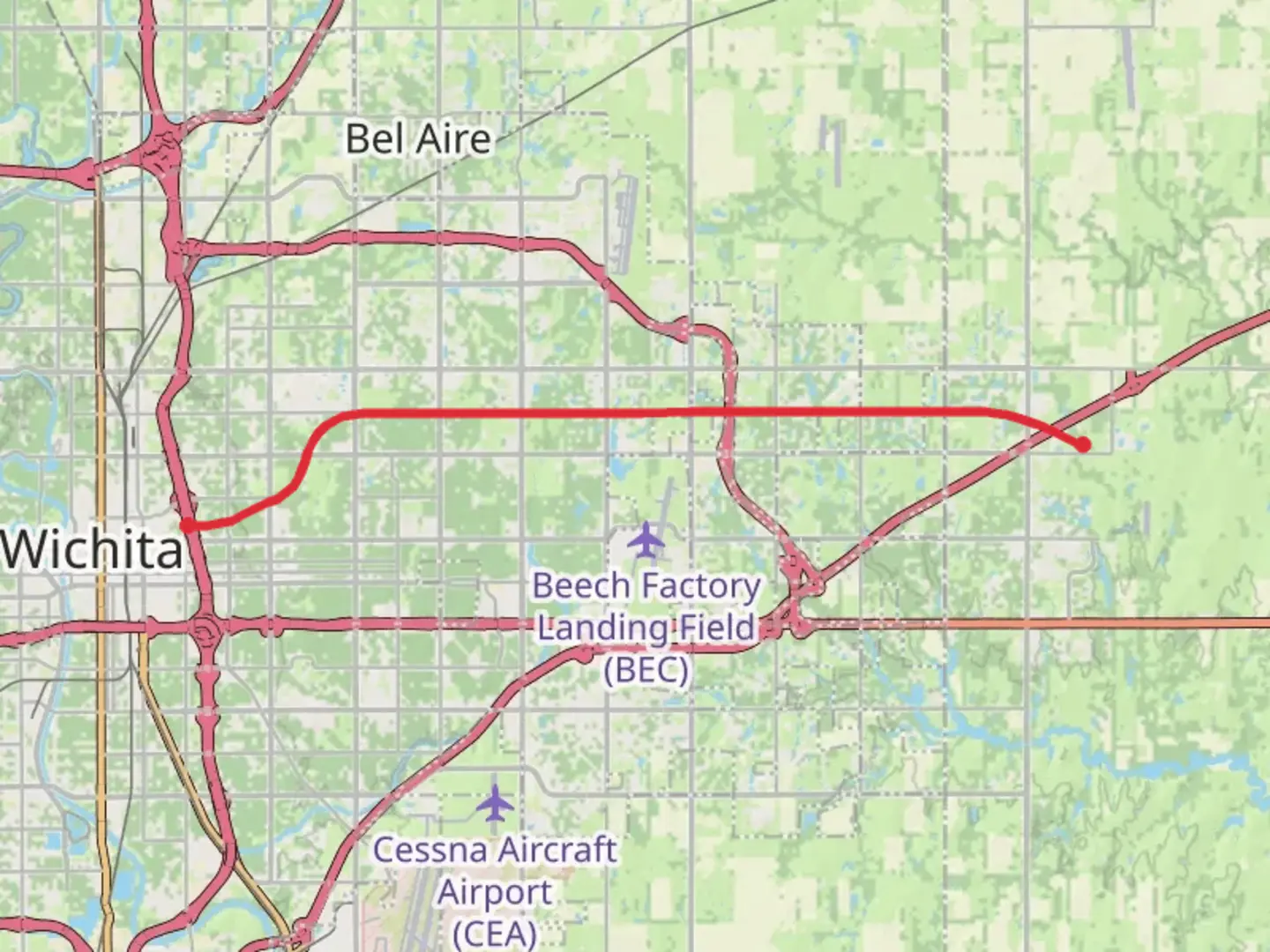 An image depicting the trail Redbud Trail and its surrounding area.