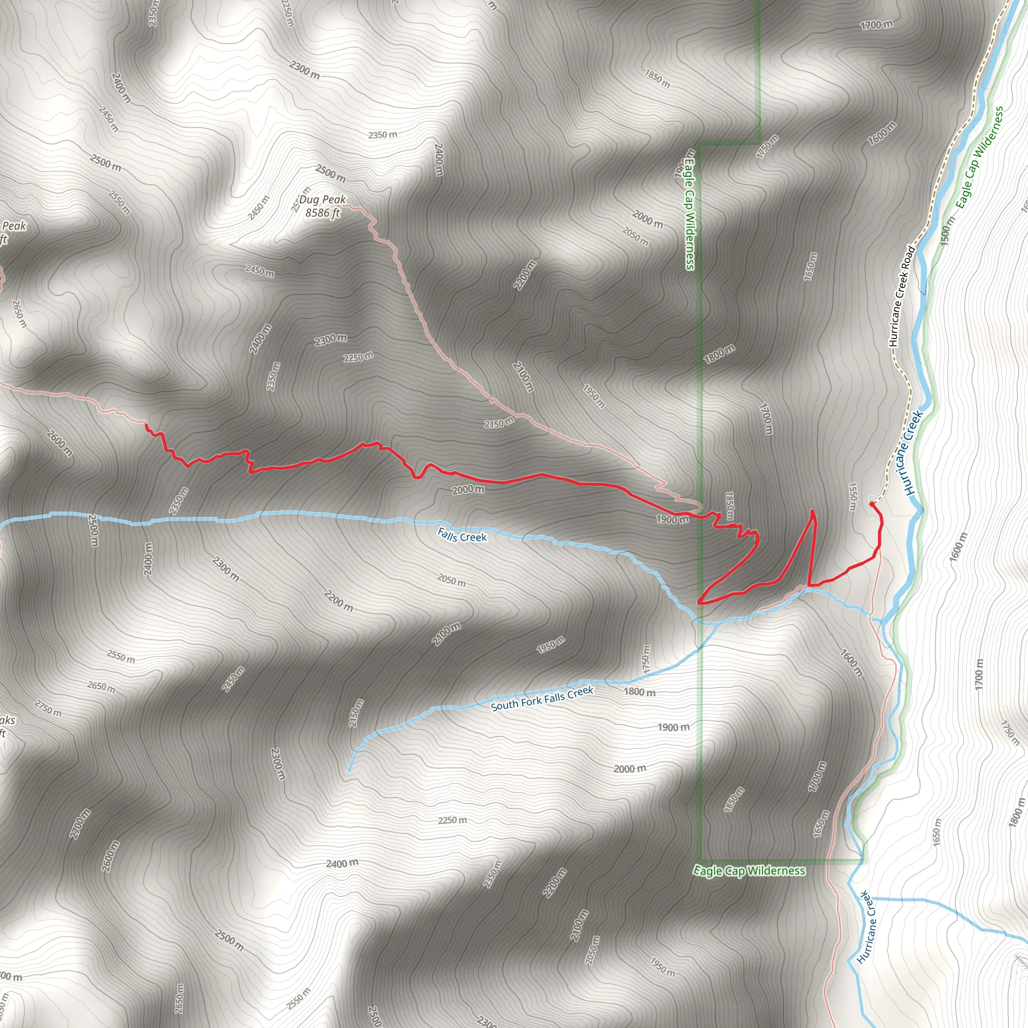 Falls Creek mobile static map