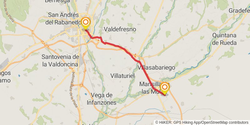 Camino Catalan stage 36 Map