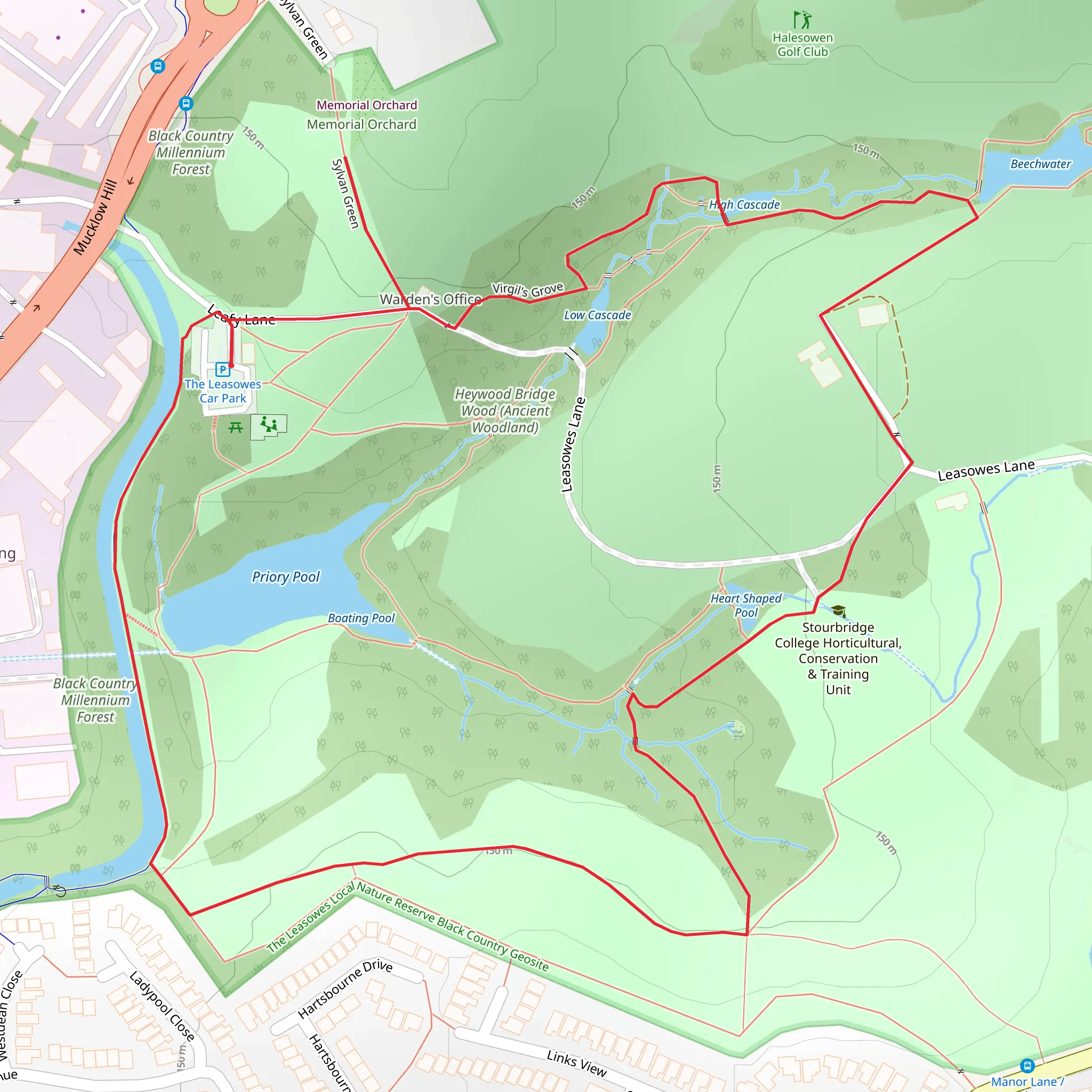 Breaches Pool Loop mobile static map