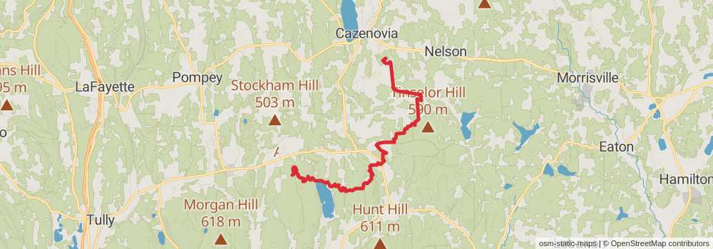 American Perimeter Trail - New York to Maine stage 19 Map