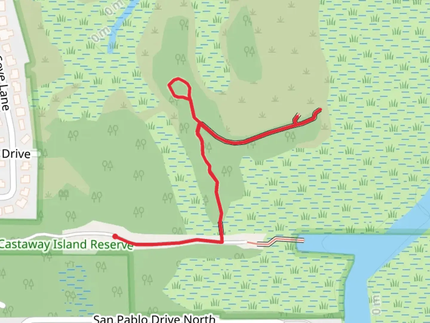 An image depicting the trail San Pablo Creek Walk and its surrounding area.