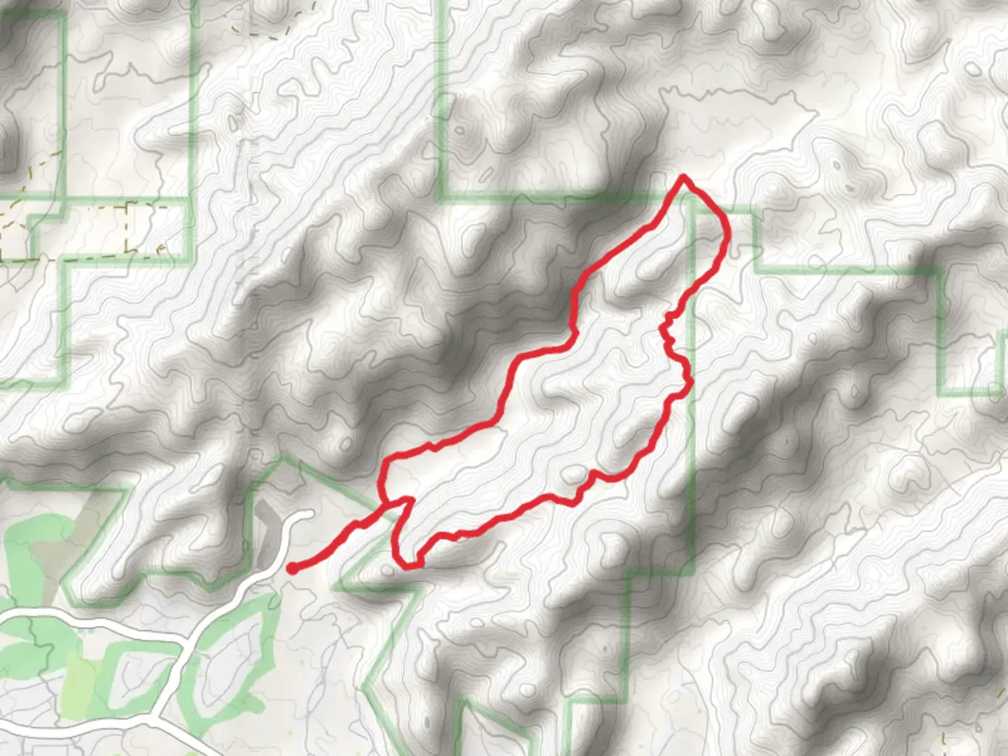 An image depicting the trail Wild Burro and Alamo Spring Loop Trail and its surrounding area.