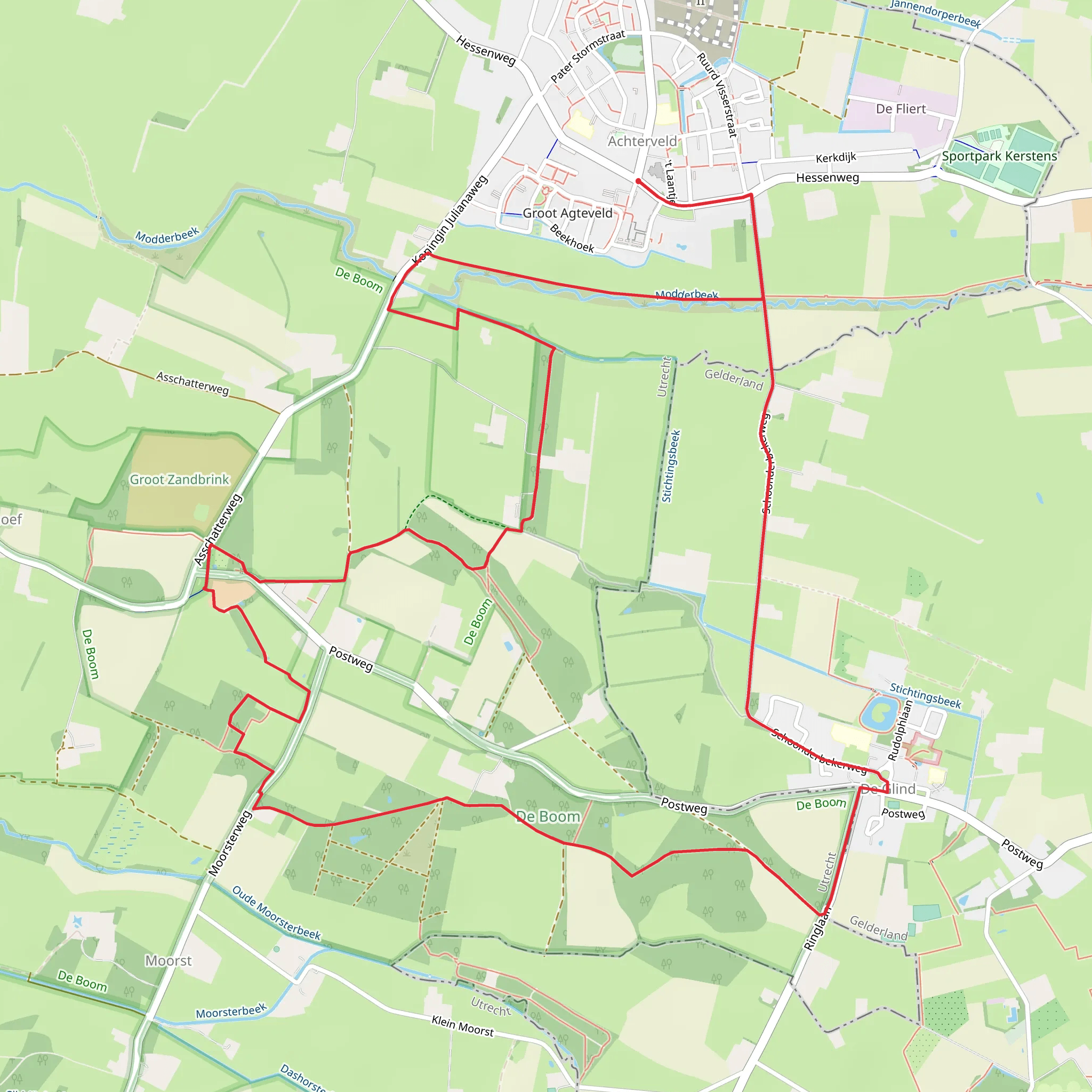 Snorrenhoefpad Loop mobile static map
